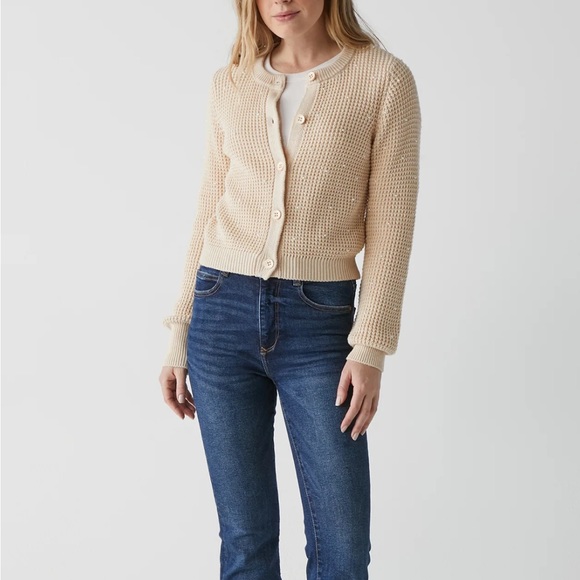 Michael Stars NWT Olga Pearl Cardigan - Picture 3 of 6